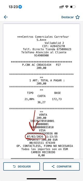 Acer Chromebook 314 Negro nuevo. Comprado 07/02/26