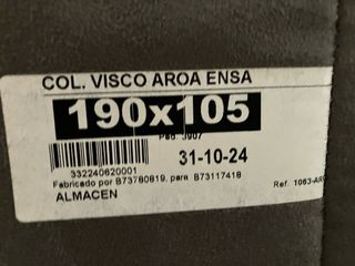 Colchón Viscoelástico y Muelles 105x190