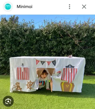 Casita Pirata Mantel Mesa Juegos