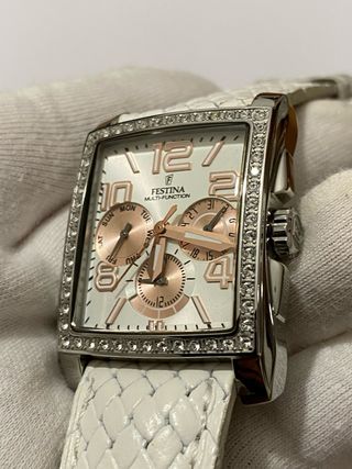 Orologio Festina Donna Rettangolare Bianco