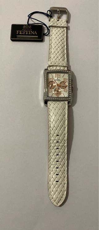 Orologio Festina Donna Rettangolare Bianco