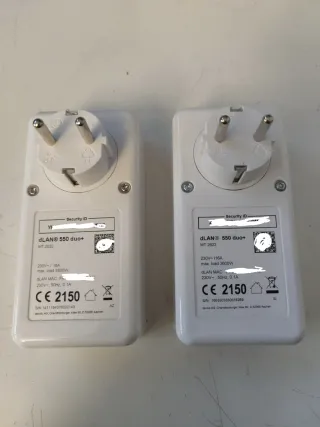 Se vende pareja de PLC's Marc's Devolo d550+