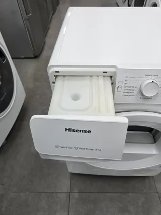 Secadora Bomba de Calor Hisense 9kg A++ blanco