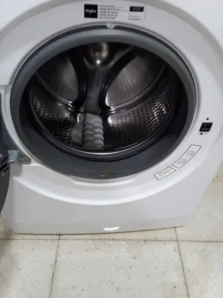 Lavadora Carga Frontal Blanca