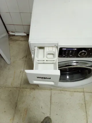 Lavadora Carga Frontal Blanca