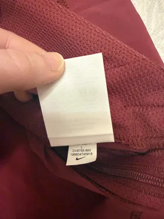 Cortavientos Nike Rojo Media Cremallera