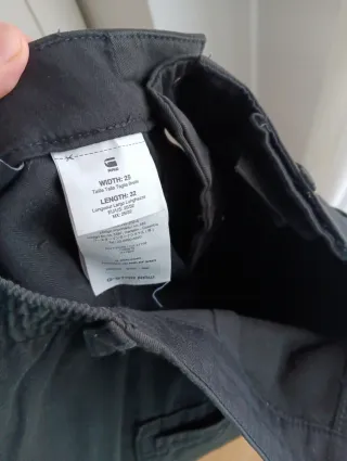 T25/36 G-Star RAW mujer Negro Cargo