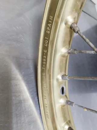 Rueda trasera y basculante PUCH CONDOR