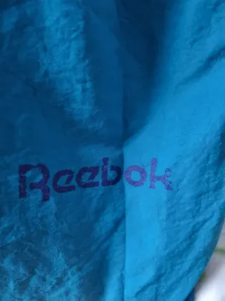 Pantalón chándal vintage Reebok azul y verde