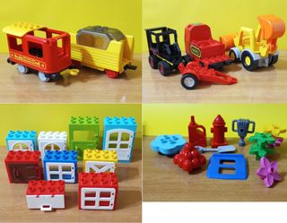 Lego DUPLO, tren bluetooth, vias, y piezas sueltas