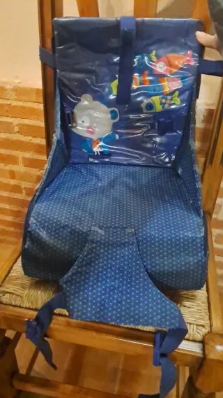 Trona portátil infantil azul