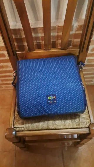 Trona portátil infantil azul