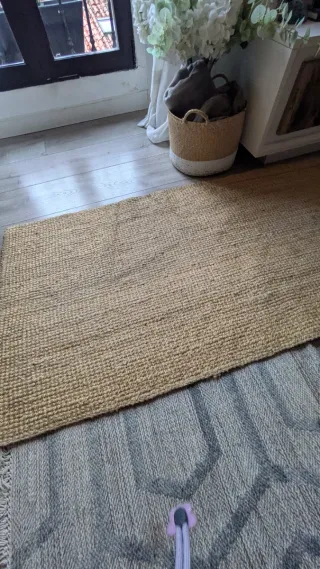 Alfombra Yute Ikea Beige/Marrón