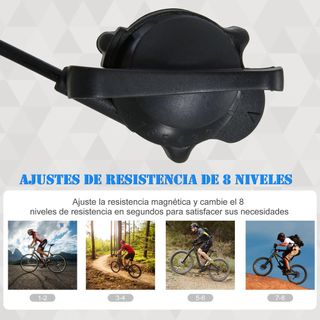 Entrenador de Bicicleta Rodillo Plegable Azul