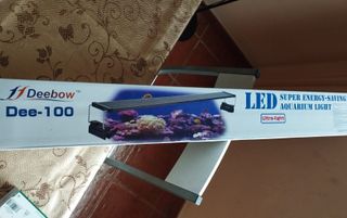 pantalla led potente 100 125 cm acuario pecera luz