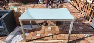 Mesa de cristal 120x60 cm