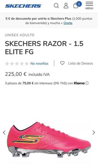 Botas de fútbol Skechers Razor Elite FG