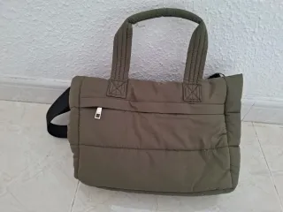 Bolso acolchado caki