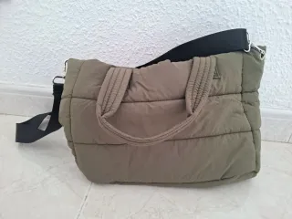 Bolso acolchado caki