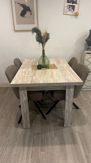 Mesa comedor extensible,