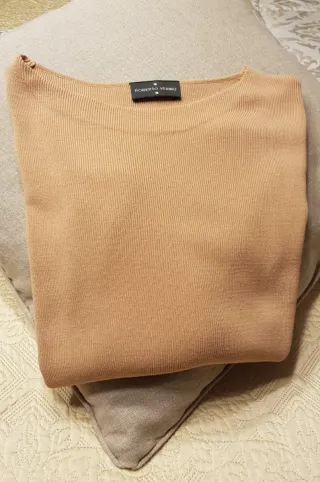 Jersey Roberto Verino Camel Talla 38