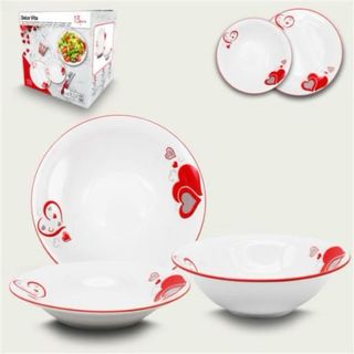 Set 13 piatti San Valentino porcellana