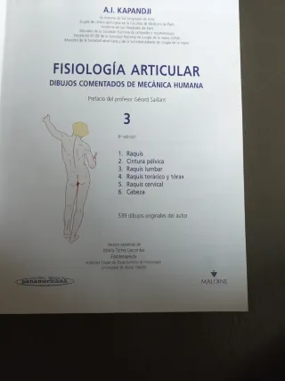 Fisiología Articular: Raquis, Cintura Pélvica, ...