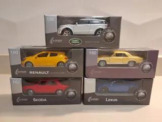 Pack 5 Coches Super 9 Escala 1:60