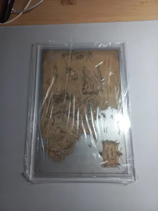 Mapa Plata Tierra Media El Señor Anillos