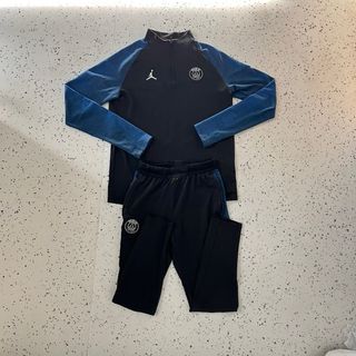 Chandal PSG Talla XL y L Niños Auténtico Negro Azu