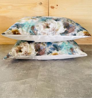 Cojines grandes estampado floral