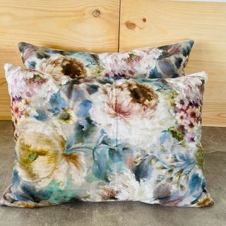 Cojines grandes estampado floral