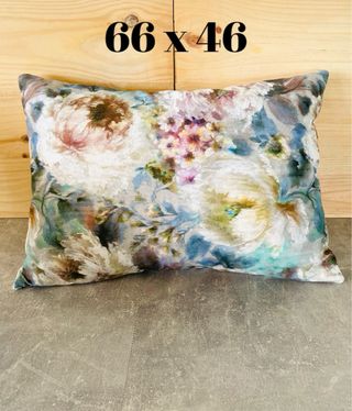 Cojines grandes estampado floral