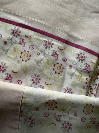 Juego sábanas verano floral rosa