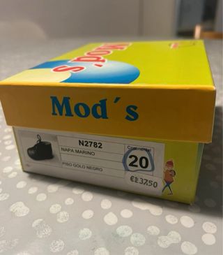 Zapato bebé Mod's negro talla 20