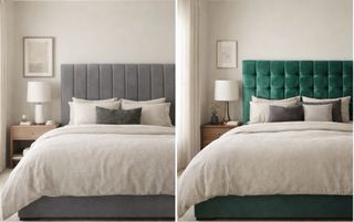 Cabecero de tela a medida