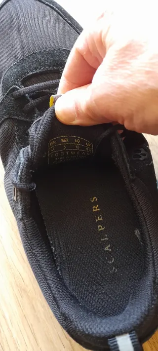 Zapatillas Scalpers Hombre Negras