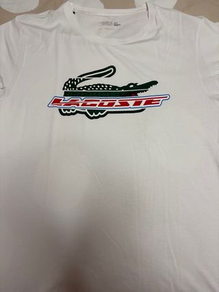 Camiseta Lacoste Sport Blanca Talla L