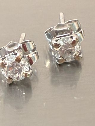 Pendientes Oro 18K 1.08 Ct Diamantes Naturales