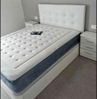 Pack de colchón y canapé nuevo 150x200