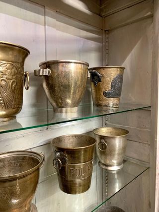 Vitrina Victoriana Antigua Madera y Cristal