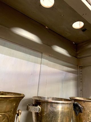 Vitrina Victoriana Antigua Madera y Cristal