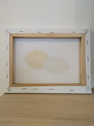 Cuadro pintura acrílica patata y limón