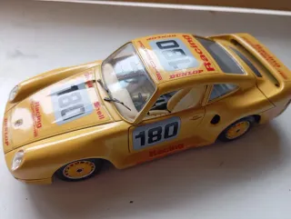 Coche coleccionismo Porsche 959 Amarillo Burago