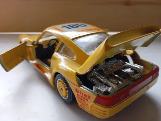 Coche coleccionismo Porsche 959 Amarillo Burago