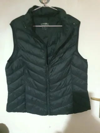 Chaleco acolchado negro T L