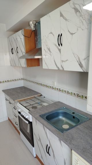 Mueble de cocina diseño mármol