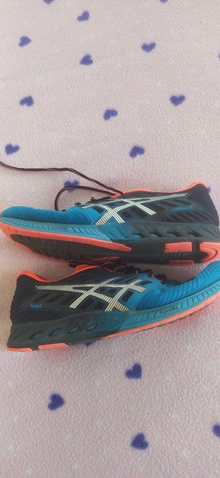 Zapatillas ASICS Running Azul Naranja