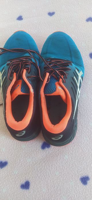 Zapatillas ASICS Running Azul Naranja