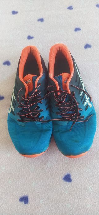 Zapatillas ASICS Running Azul Naranja